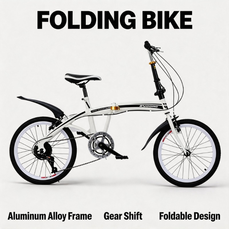 Commuter Biking - Vélo pliant de 20 pouces -