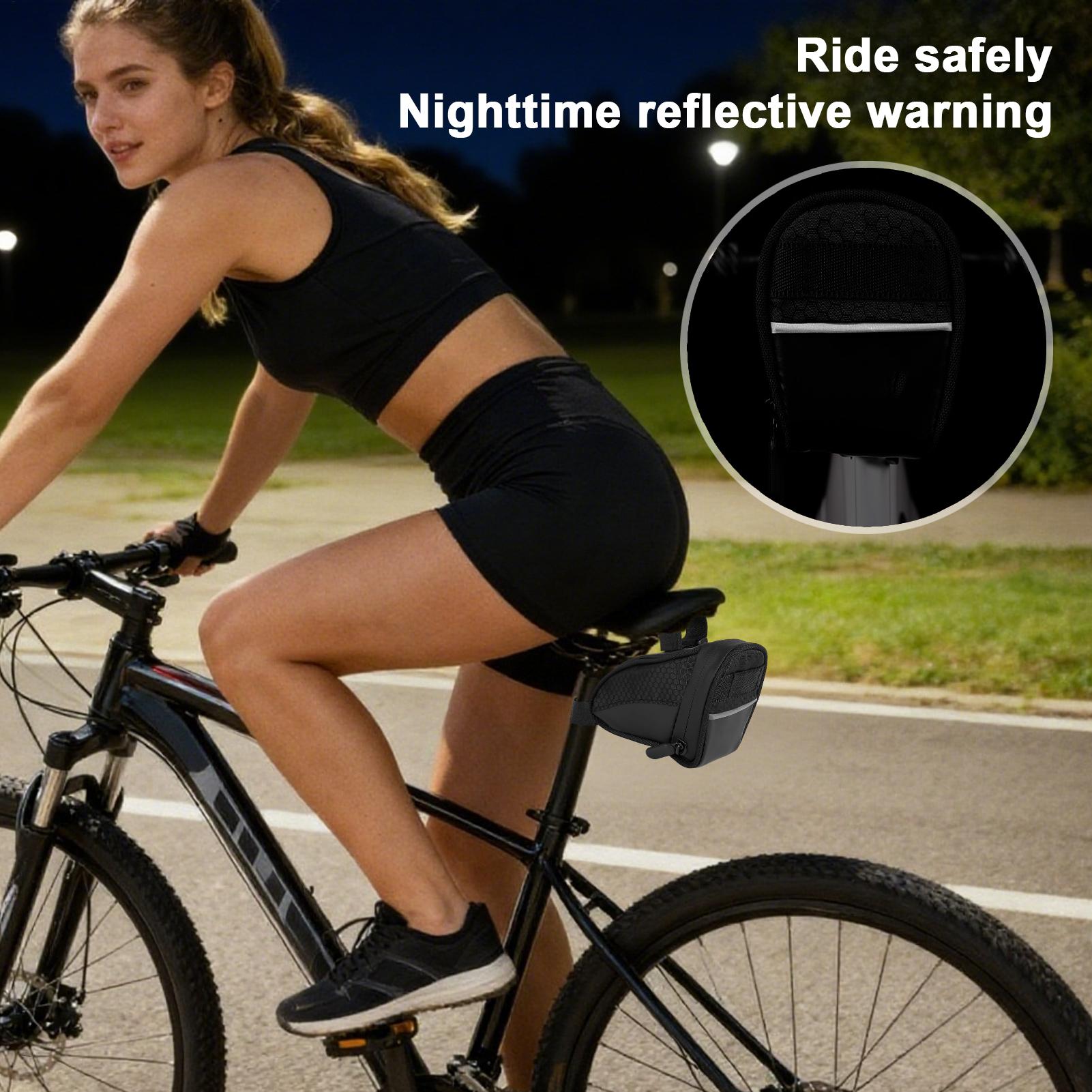 Saddle Bag Under Seat - Grande pochette à fermeture éclair pour