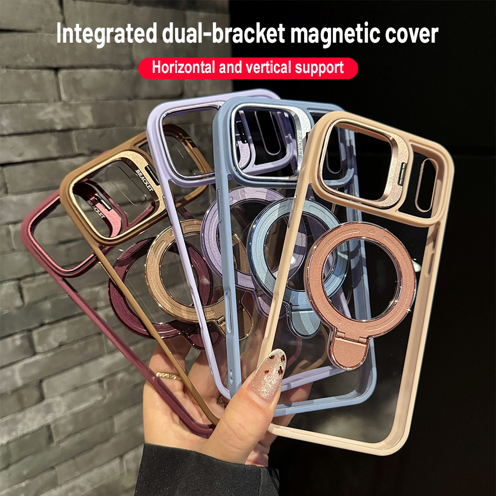 Kickstand Adjustable - Coque de téléphone magnétique MagSafe pour