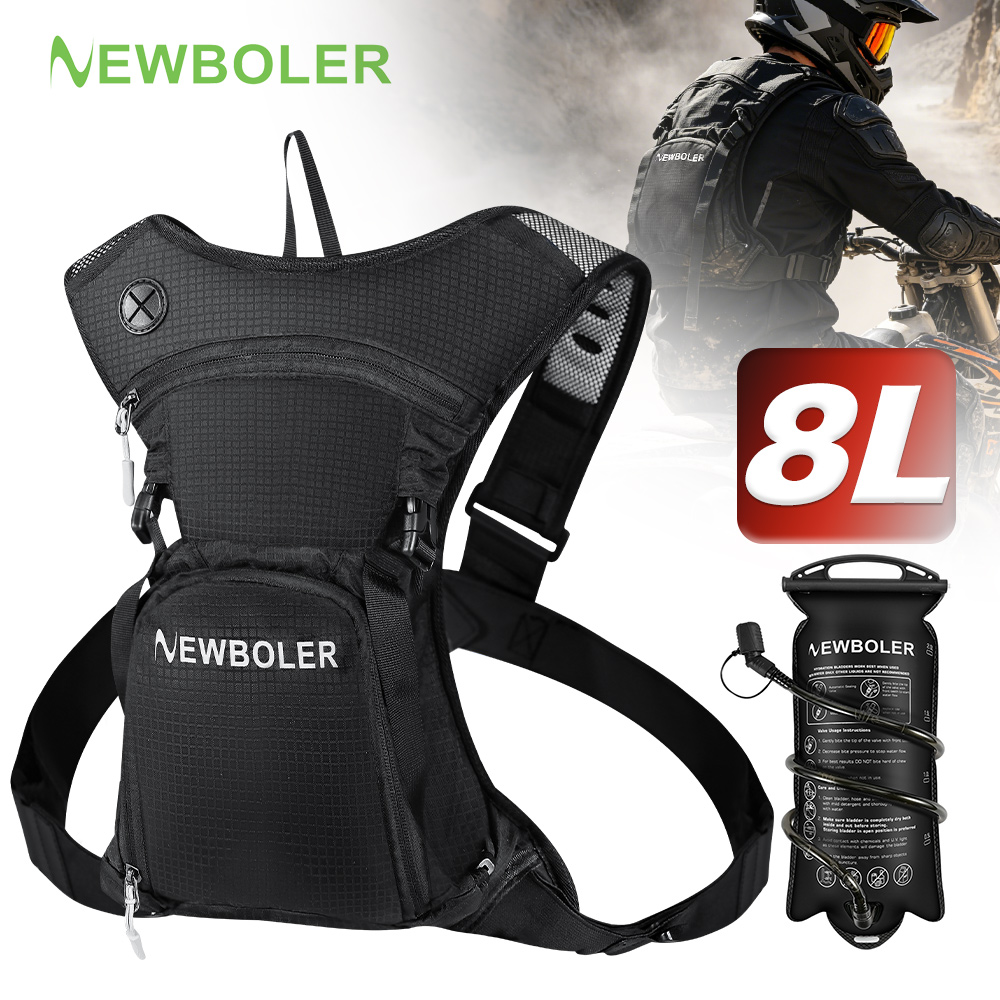 Cycling Commute Backpack - NEWBOLER Sac d'hydratation pour moto et