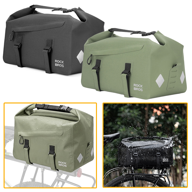 Panniers Waterproof Rear - Sac de vélo extensible 16L, grande