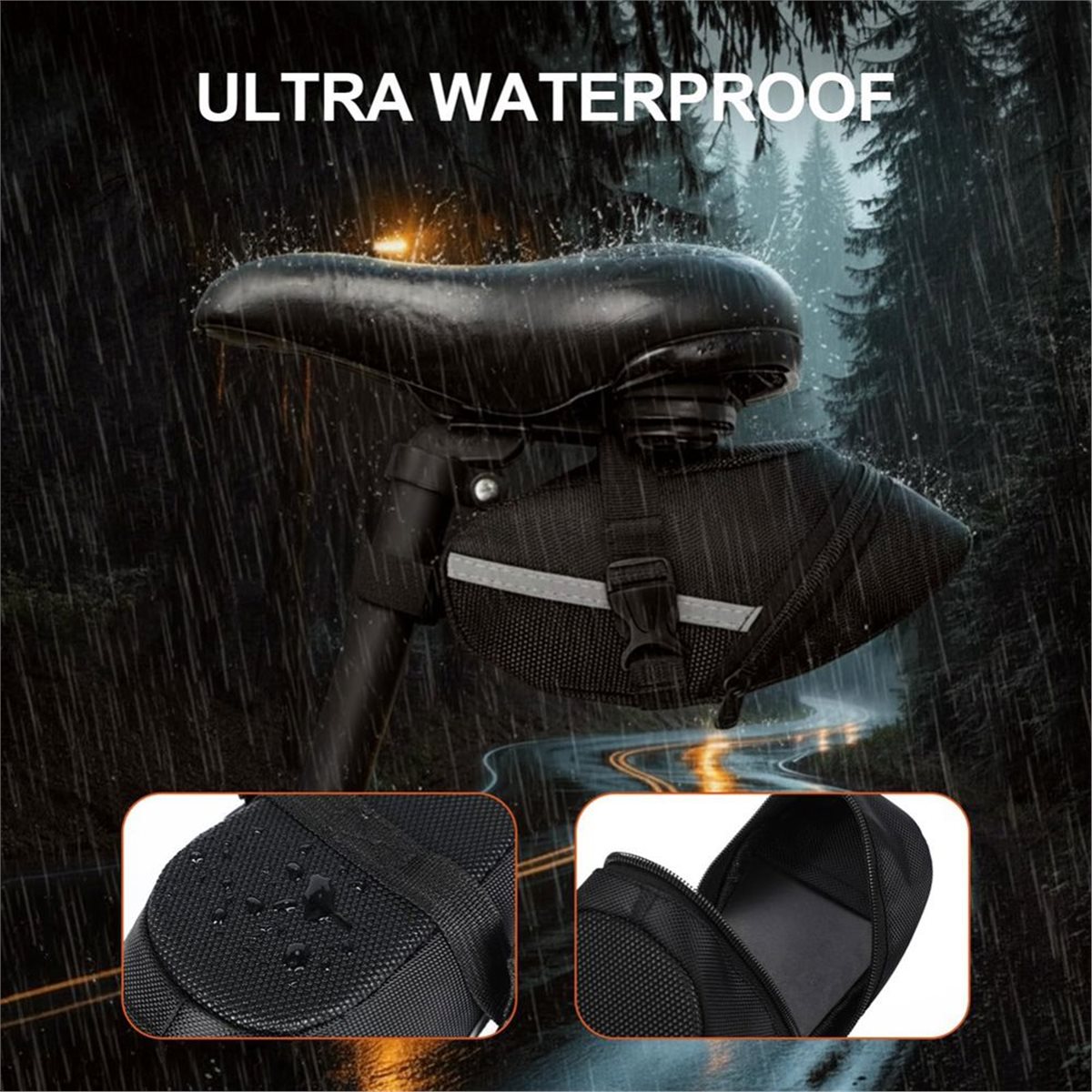 B72ABG Lot de 2 sacs de selle  - Saddle Bag Under Seat avis et prix