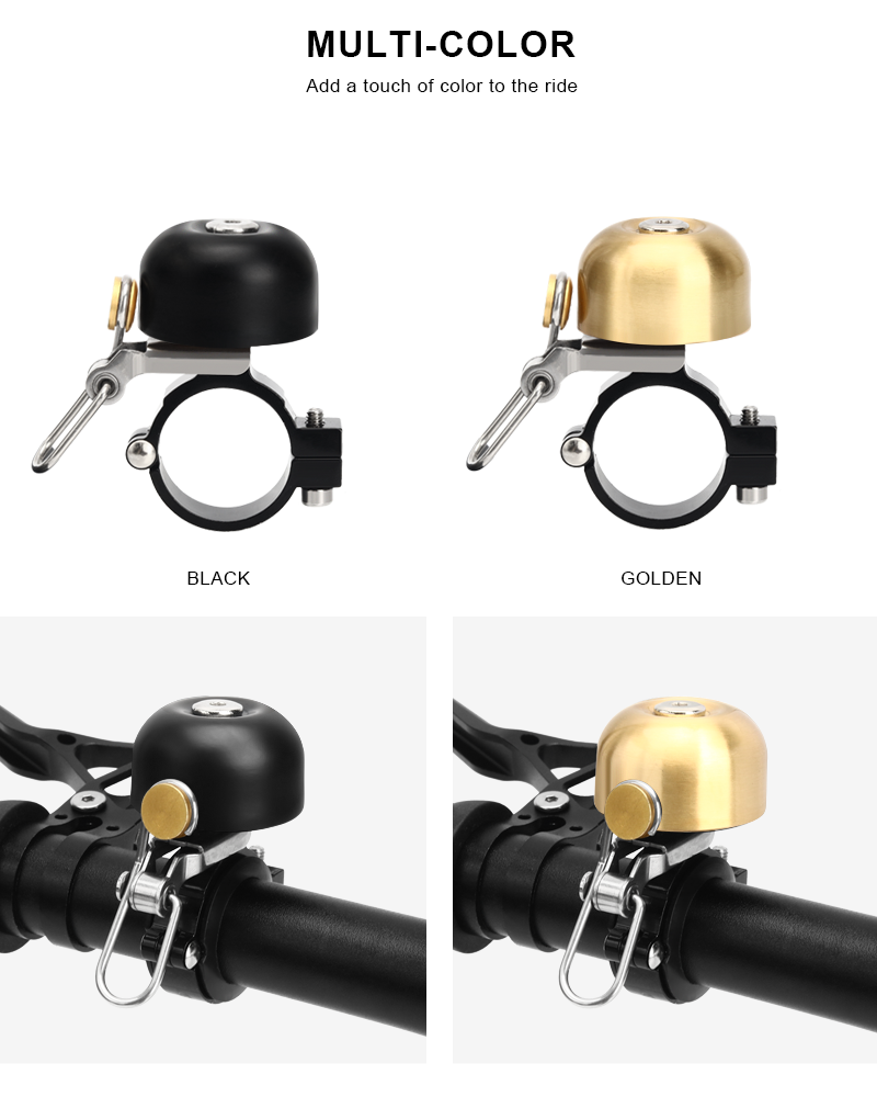 Sonnette rétro en cuivre pour  - Bell Handlebar Ring avis et prix