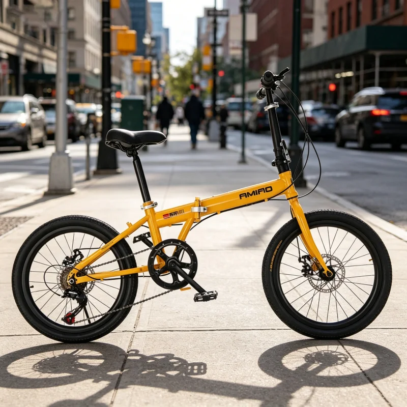 Vélo pliant à roues jaunes à r - Commuter Biking avis et prix