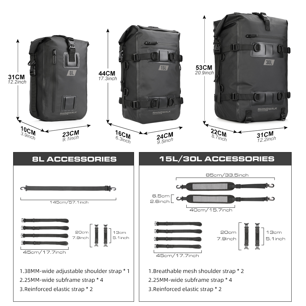 Bal inowalk-Sac à Bagages Étan - Panniers Waterproof Rear avis et prix
