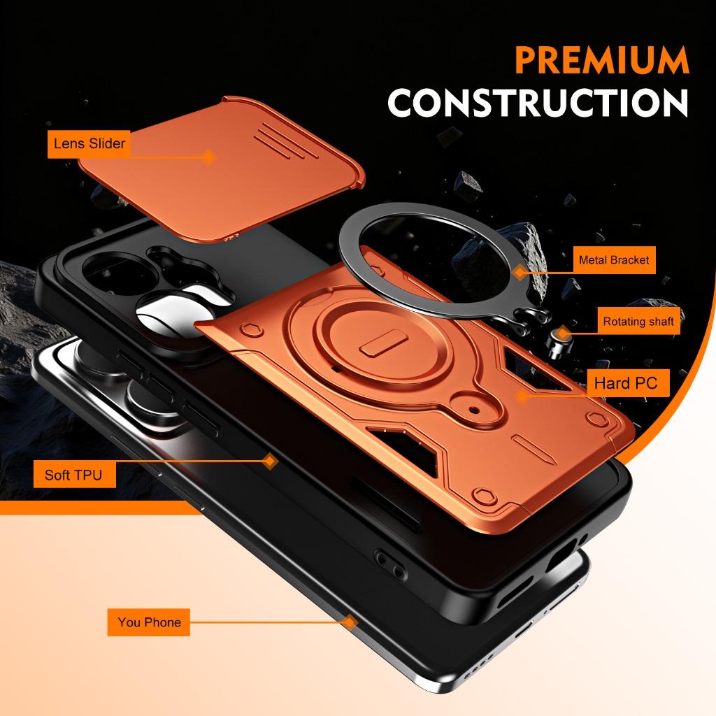 Étui de téléphone antichoc ave - Kickstand Adjustable avis et prix