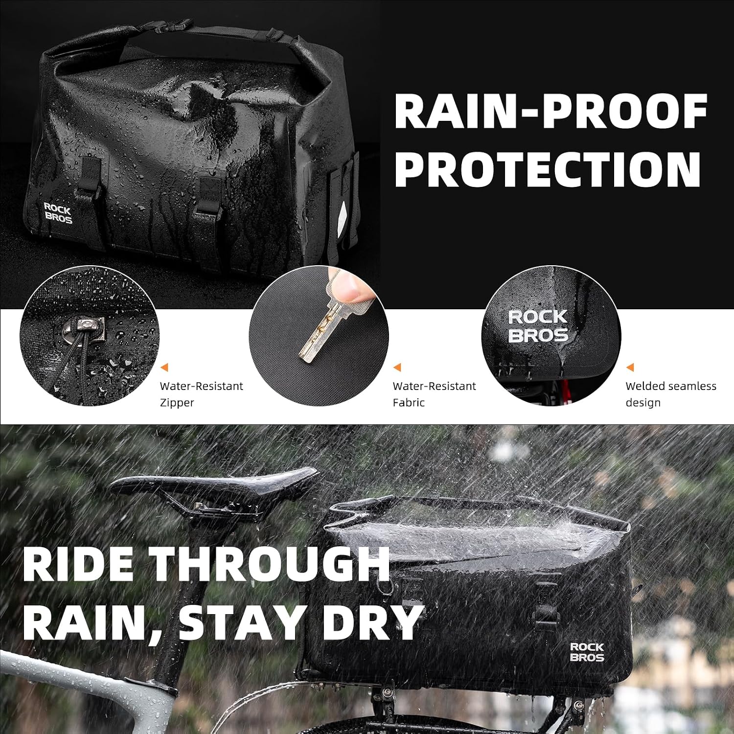 Sac de vélo extensible 16L, gr - Panniers Waterproof Rear avis et prix
